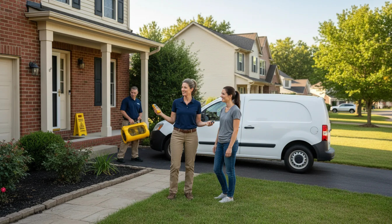 Water restoration image for Water Damage & Restoration Services in Pansey, AL
